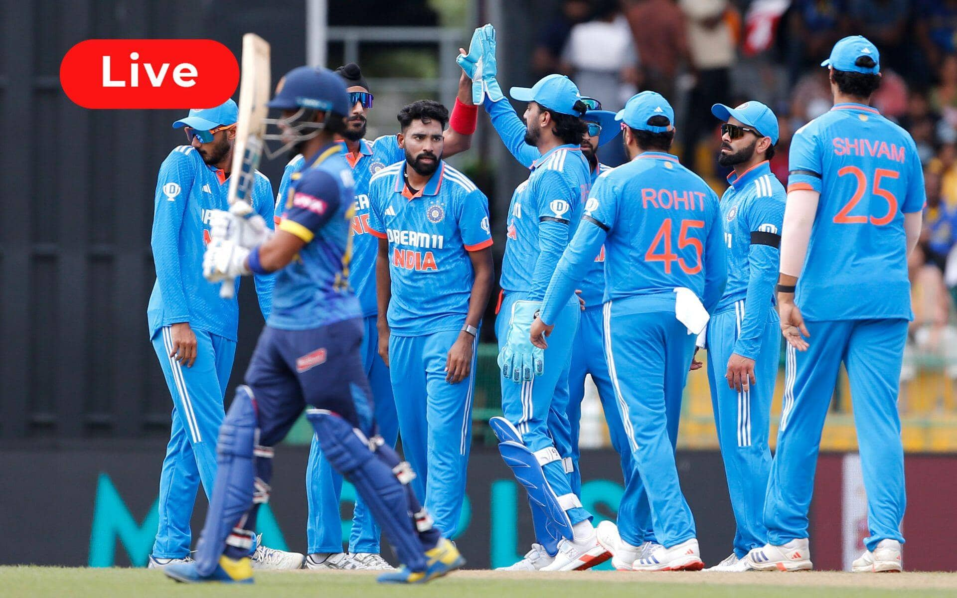 IND Vs SL 1st ODI Live Score: Match Updates, Highlights And Live Streaming